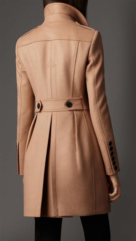 burberry wool coat beige